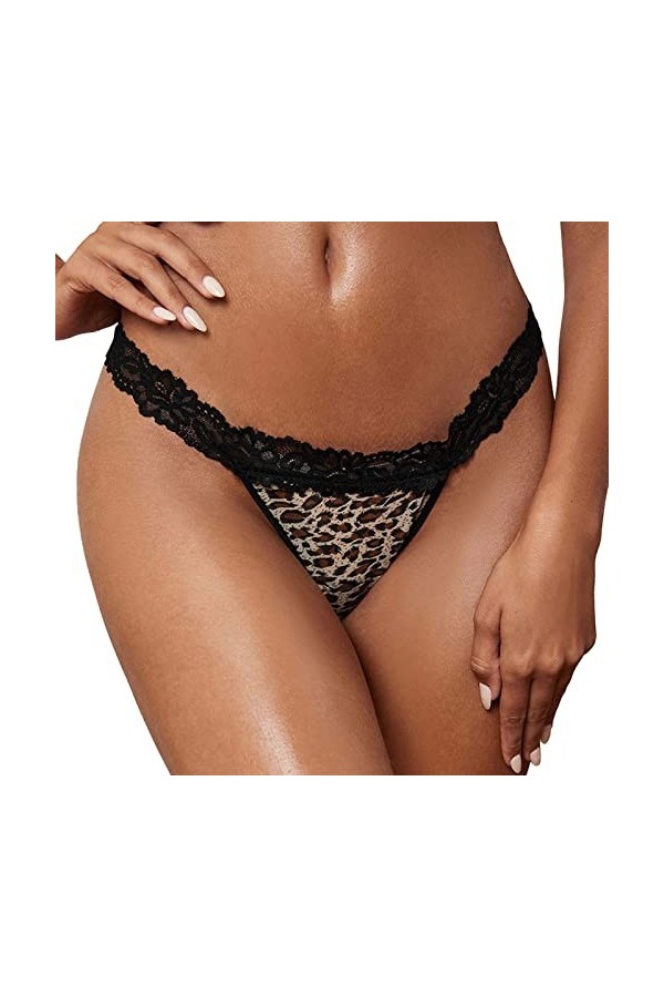 Menstruelle sans Couture Femmes Strings Culottes en Dentelle String sans Couture sous-Vêtements Ladie Slip sous-Vêtements Str