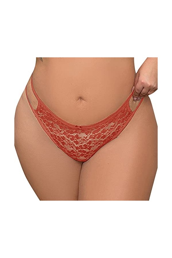 LANSKIRT Culotte Femme Culotte Dentelle Sexy Pantalon à Bretelles Sexy en Dentelle Transparente pour Femmes Culottes Femme sa