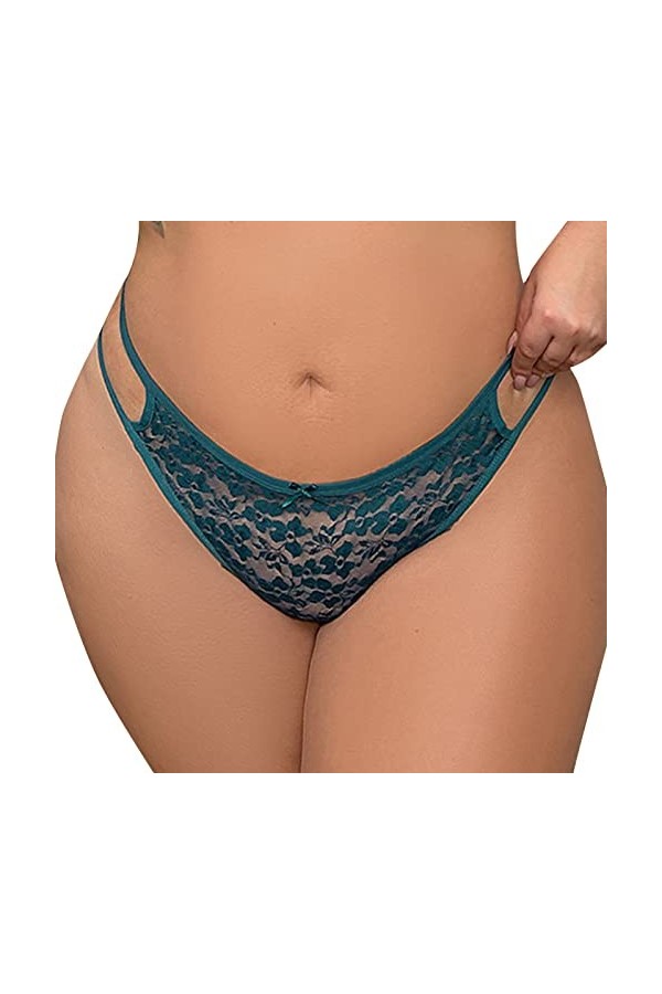 LANSKIRT Culotte Femme Culotte Dentelle Sexy Pantalon à Bretelles Sexy en Dentelle Transparente pour Femmes Culottes Femme sa