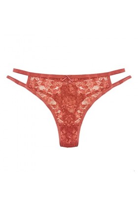 LANSKIRT Culotte Femme Culotte Dentelle Sexy Pantalon à Bretelles Sexy en Dentelle Transparente pour Femmes Culottes Femme sa