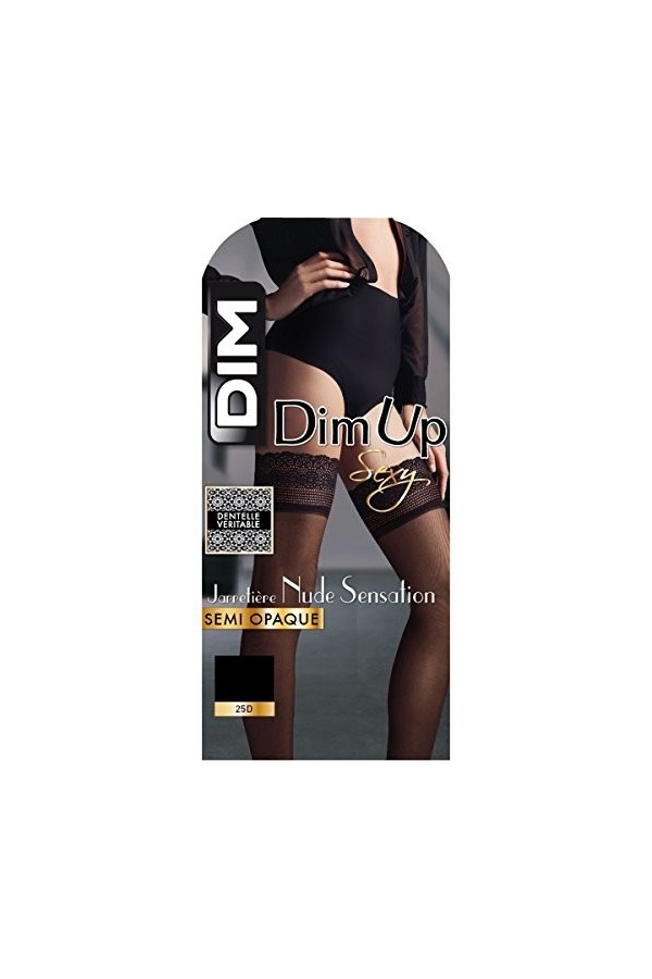 Dim Jarretière Femme Dim Up Sexy Nude Sensation x1