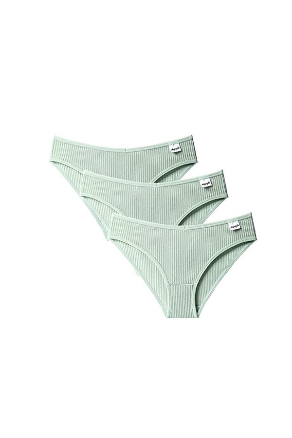 Culotte Femme Dentelle Culottes Haute Tangas Transparente Lingerie Chic Tanga Pur Coton Taille Mi-Haute sous-Vêtements Pas Ch