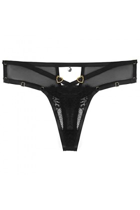 Lingerie Femme Sexy Ensemble Homme Sexy Hot y*2*k Sexy Dentelle G String pour Femme Double Ceinture Taille Basse Culotte Femm