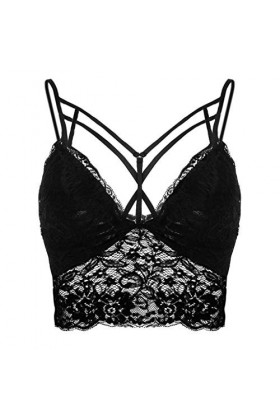 FGUUTYM Mini Set Sexy Femmes Dentelle Mode S-2XL Bandage Brassière pour Soutien-Gorge Nuit Vêtements Sous-Vêtements Sexy Body