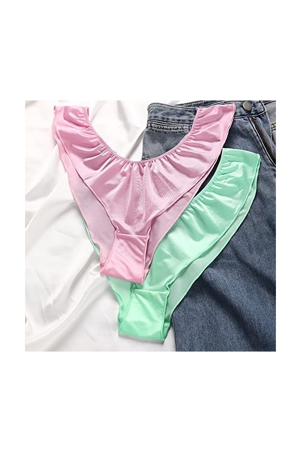 Lingerie Femme Sexy Ensemble Homme Sexy Hot y*2*k Couleur élastique Ding Culotte Femme Taille Basse Commerce extérieur europé