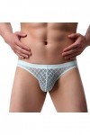 Générique Lingerie Homme Sexy Hot sous-vêtement Sexy en Dentelle Transparente pour Hommes Hommes Kimono Sky Blue, M 