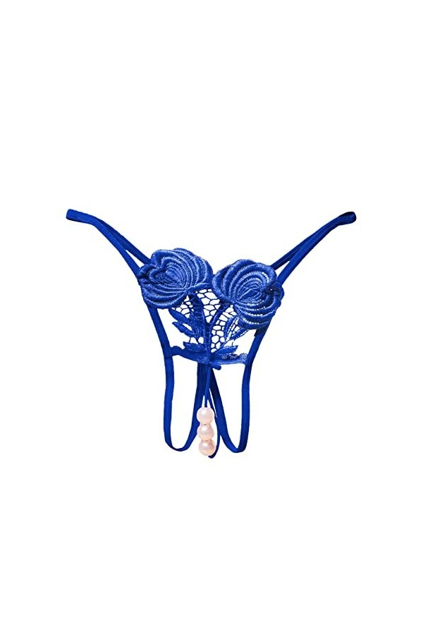 Culotte Femme Tanga String en Coton Slips Shorty Femmes sous-Vêtements Strings Dentelle Bikini Culotte G String String Stretc