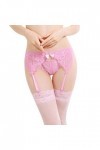 ADMAY 2023 New y*2*k Style Lingerie Chaussettes Les Femmes avec Dentelle Ceinture de jarretière T Culotte ne contiennent Pas 