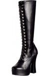 Pleaser Eu-Ele2020/B/Pu, bottes femme, Blanc, 41 EU