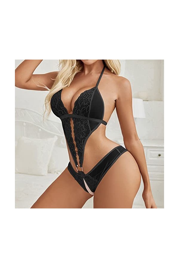 Lingerie Femme Sexy Ensemble Homme Sexy Hot y21k Femme Sexy Mesh Three PointBuckle Jumpsuit Lingerie Sexy sous-vêtements Body