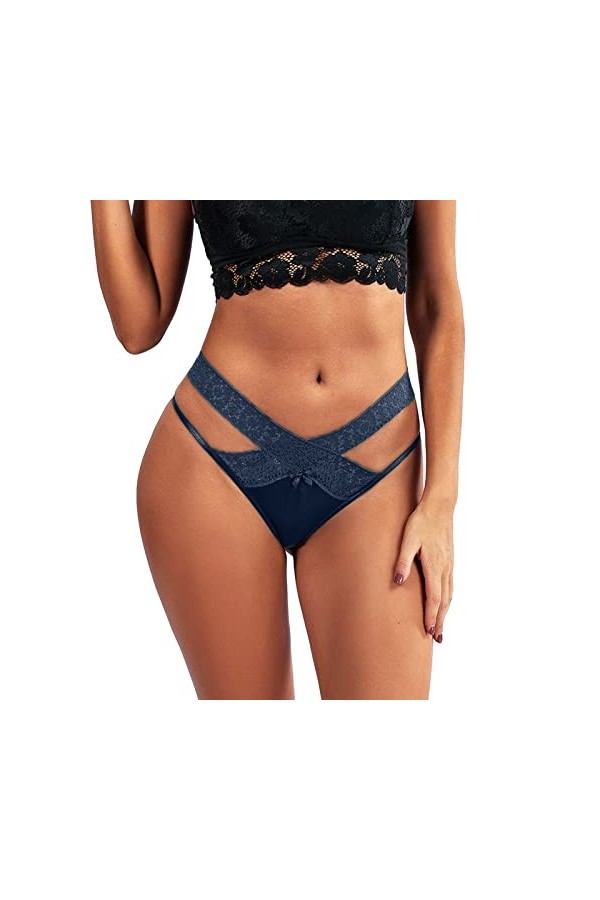 Lingerie Femme Sexy Ensemble Homme Sexy Hot y.2k String Femme Dentelle Lingerie sous-vêtements Tentation Taille Basse Culotte