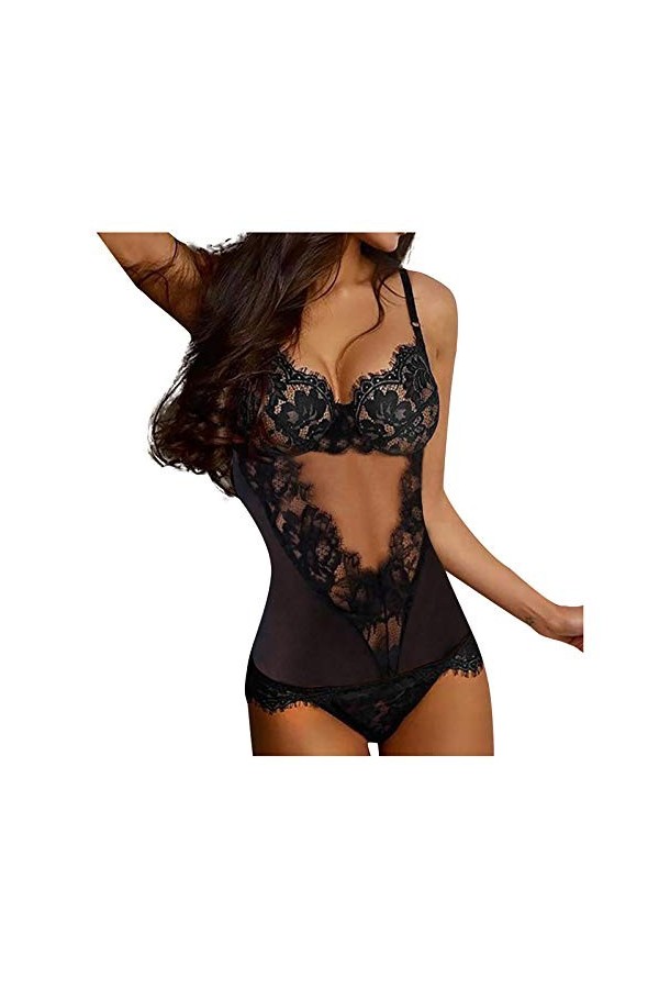 Lingerie Et Vêtements Sexy Sexy Nuisette Mini Robe Slutty Hot Dentelle Erothique Ensemble Ouverte Clubwear Harness Body Nuise