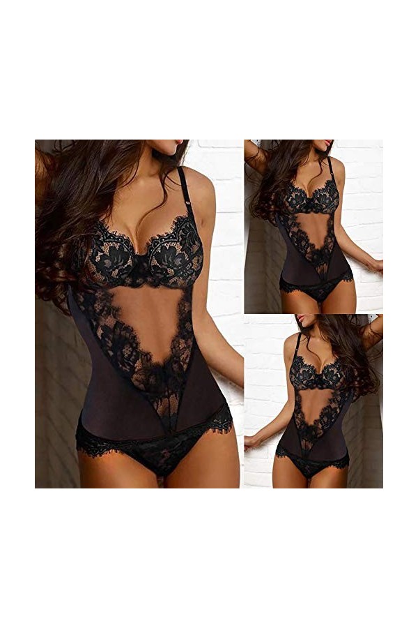 Lingerie Et Vêtements Sexy Sexy Nuisette Mini Robe Slutty Hot Dentelle Erothique Ensemble Ouverte Clubwear Harness Body Nuise