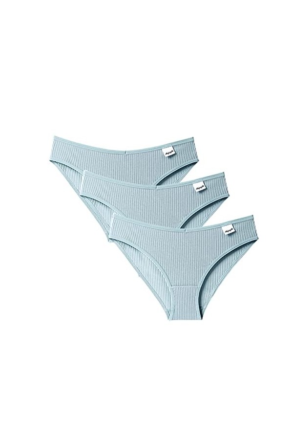 Culotte Femme Dentelle Culottes Haute Tangas Transparente Lingerie Chic Tanga Pur Coton Taille Mi-Haute sous-Vêtements Pas Ch