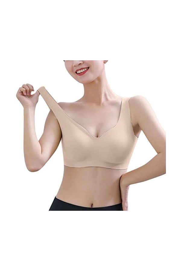 Lingerie Femme Sexy Ensemble Homme Sexy Hot y.2k Dames sans Couture beauté Dos sous-vêtements sans Anneau en Acier Soutien-Go