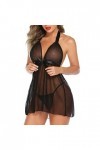 Lingerie Femme Sexy Ensemble Homme Sexy Hot y20k Lingerie pour Femmes Chemise de Nuit en Dentelle Déshabillés Chemises de Nui