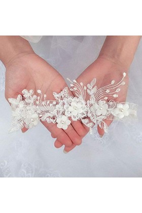 LUMoony Jarretière de mariée élastique Leggings Sexy adapté aux Femmes mariée Anneau de Cuisse mariée Jambe jarretière 1 Pair