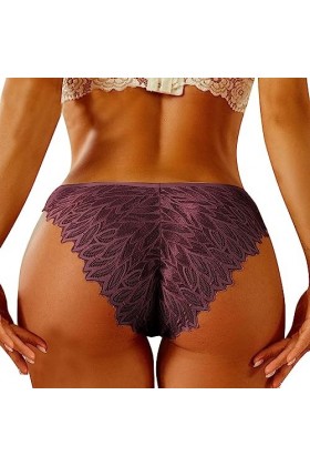 Lingerie Femme Sexy Ensemble Homme Sexy Hot y25k Dentelle No Show Bikini Doux Respirer sans Couture Culotte Dames Sexy Hipste