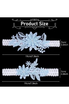 Cuisse Mariée Jambe Jarretière Mariées Dentelle Jarretière Bleu Jarretière Mariage Élastique Jarretière De Mariage Bleu pour 