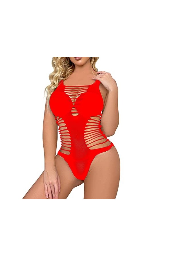 2023 New y/2/k Style Lingerie Femmes résille Haut Ensemble de Lingerie Deux pièces Maille Transparente évider sous-vêtements 