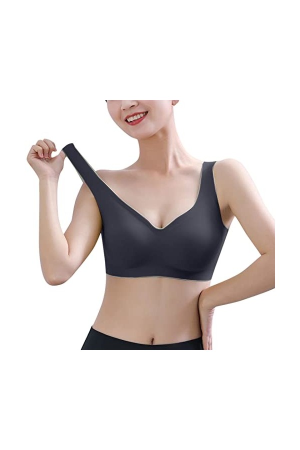 Lingerie Femme Sexy Ensemble Homme Sexy Hot y.2k Dames sans couture beauté dos sous-vêtements sans anneau en acier soutien-go