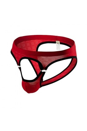 FGUUTYM Webboxer Sous-vêtements sexy en coton pour homme, rouge, XXL