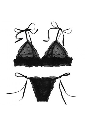 Lingerie Femme Sexy Ensemble Homme Sexy Hot y22k Femmes Lingerie sous-vêtements Set Point Bandage Dentelle Maille sans Fil Se