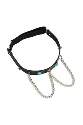 Ranuw Pendentif Porte-Jarretelles Chaîne Punk Jarretelles Jambe Anneaux Cuisse Chaîne Harnais Femmes Filles Bijoux Corps Cade