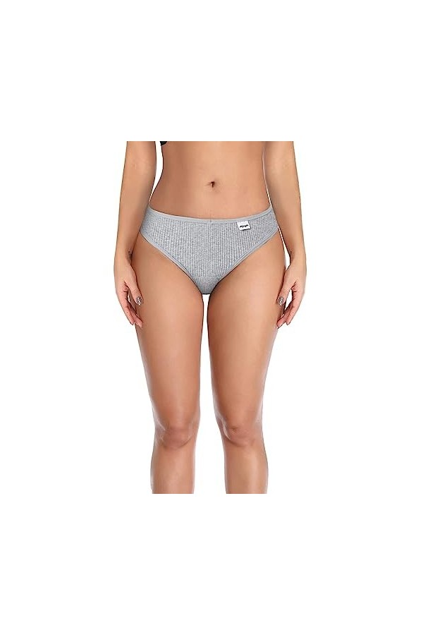 Culotte Femme Dentelle Culottes Haute Tangas Transparente Lingerie Chic Tanga Pur Coton Taille Mi-Haute sous-Vêtements Pas Ch