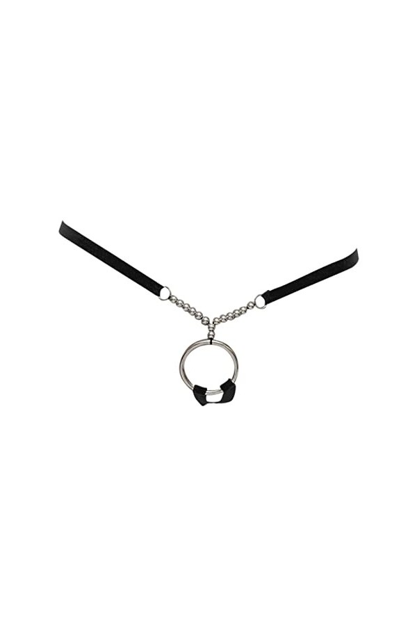 Générique Lingerie Homme Sexy Hot Taste Underwear Sling Perle Chaîne Anneau Sexy Creux T String Goût sous-Vêtements Dégagemen