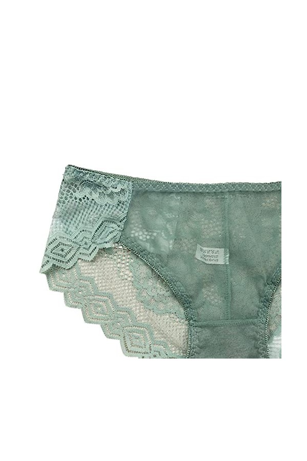 Culotte Femme Tanga String en Coton Slips Shorty Culotte transparente pour femmes string dentelle dames Ultra femmes Bikini c