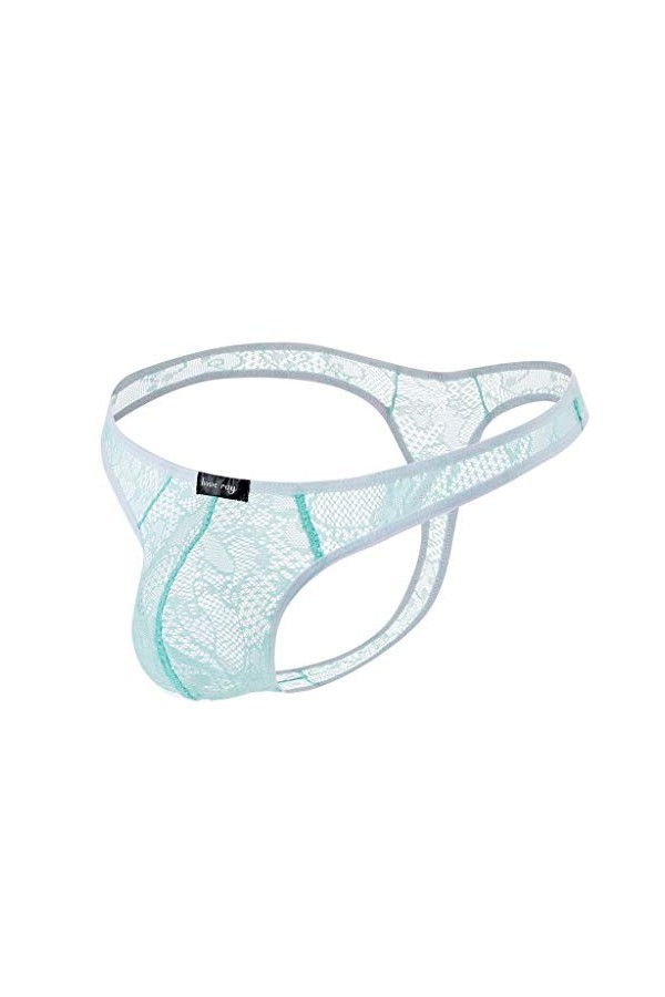 BIISDOST Voir Les sous-vêtements Transparents pour Hommes Les sous-vêtements imprimés sur Les lèvres à Travers Les Shorts Les