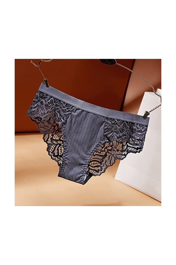 Générique Culotte Femme Sexy Chic Culotte Dentelle Sexy Taille Basse Culotte Sexy Chic G-String Ficelle sous-Vêtements sous-V