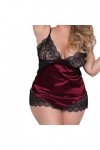 Ensemble Lingerie Feminine Sexy Sexy Harnais Robe Ouverte Harness sous Vêtements Slutty Hot Chemise Dentelle Body Nuisette Si