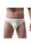 Men s Mode Splexen Briefs Sous-vêtement court sexy New Chic pour homme, Blanc., S