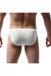 Men s Mode Splexen Briefs Sous-vêtement court sexy New Chic pour homme, Blanc., S