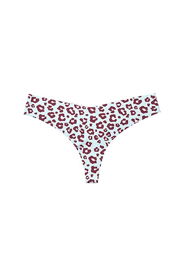 PANPANY Culottes pour Femme Femme sans Couture Taille Basse String Multipack Culotte Soutien-Gorge Multicolore Sexy Tanga Sli