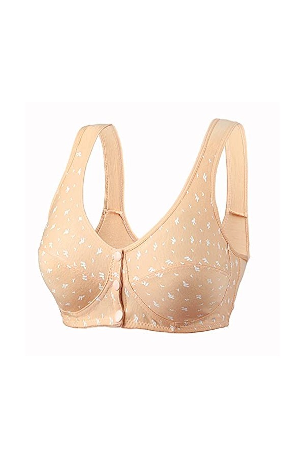 Szie Daily Every Plus Soutien-gorge respirant Bralettes Femmes Glisser Lingerie Robe Sexy, beige, 46