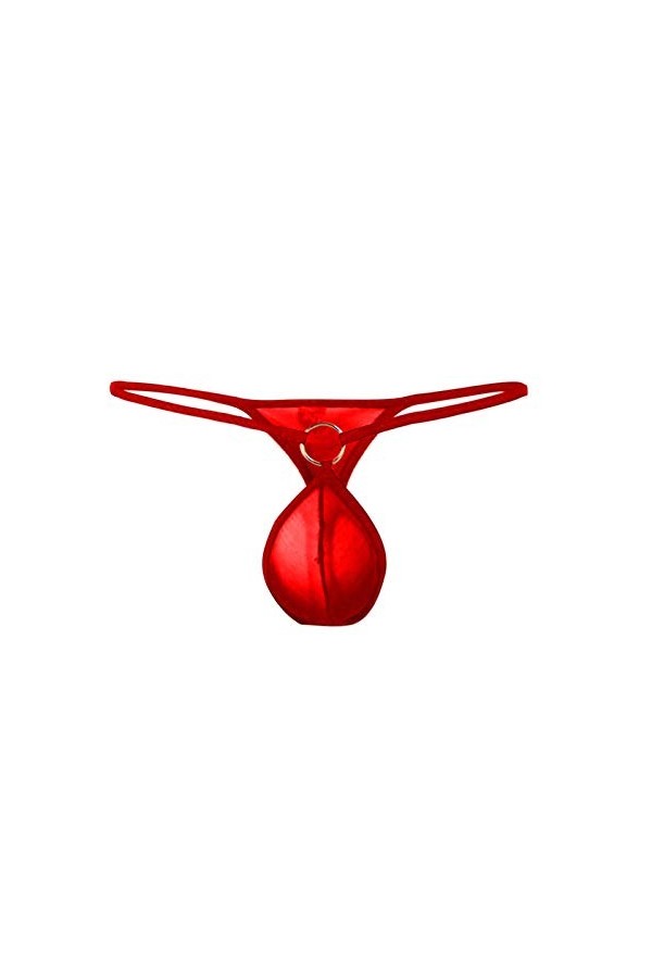 Culotte Femme Tanga String en Coton Slips Shorty Strings Slips Mesh Hommes sous-vêtements Respirants Voix-Through Briefs Sexy