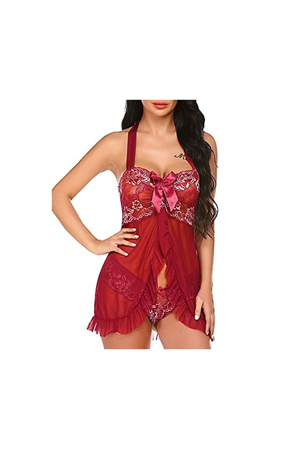 Y29K – Lingerie sexy en dentelle pour femmes, combinaison de lingerie sexy, vêtements de nuit, sous-vêtements amincissants, l
