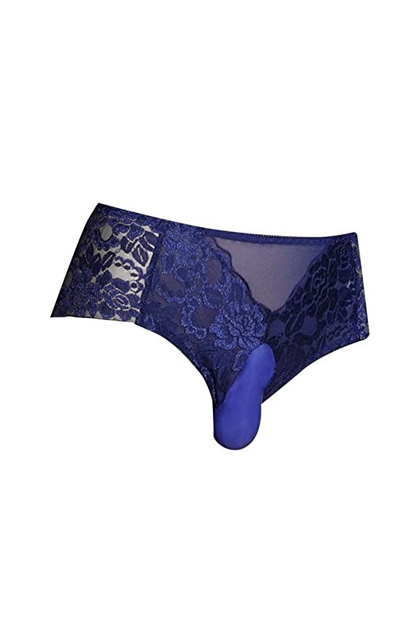 Générique Lingerie Homme Sexy Hot Sexy Jacquard Mens Briefs U Shaped Pocket Glossy Goût sous-vêtements Pure Underwear Pantalo