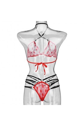 Ensemble Soutien Gorge et String Femme 2 Pièce Vêtements De Nuit Erotique sous-Vetements Sexy Lingerie Sexy Ensemble Dentelle