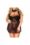 Lingerie Sexy Ensemble Femme Tenue Sexy Lingerie et Vêtements Tenue Femme Party soirée Grande Taille Classe Dentelle Intimes 