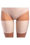 looksy Bandes élastiques de cuisse unisexes beige foncé anti-frottements stretch empêche le frottement de la cuisse doublé de