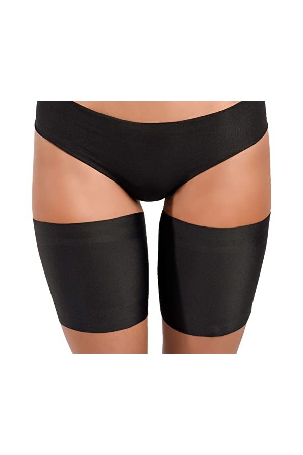 looksy Bandes élastiques de cuisse unisexes beige foncé anti-frottements stretch empêche le frottement de la cuisse doublé de