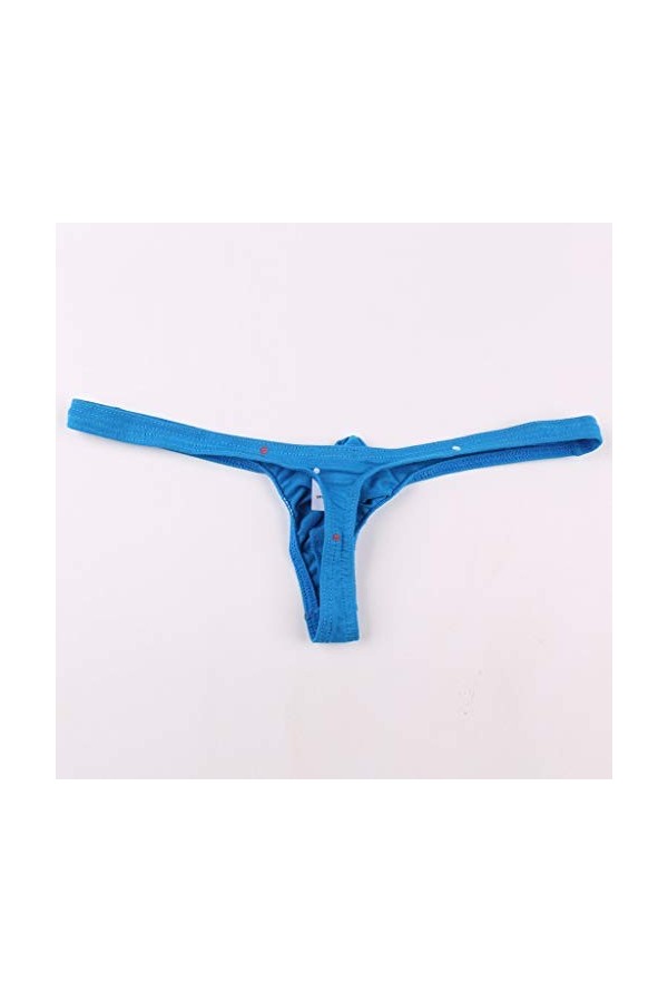 MKIUHNJ Combinaison sexy pour femme Lingerie gay Sous-vêtement pour homme en soie glacée ultra fine avec taille basse Sous-vê