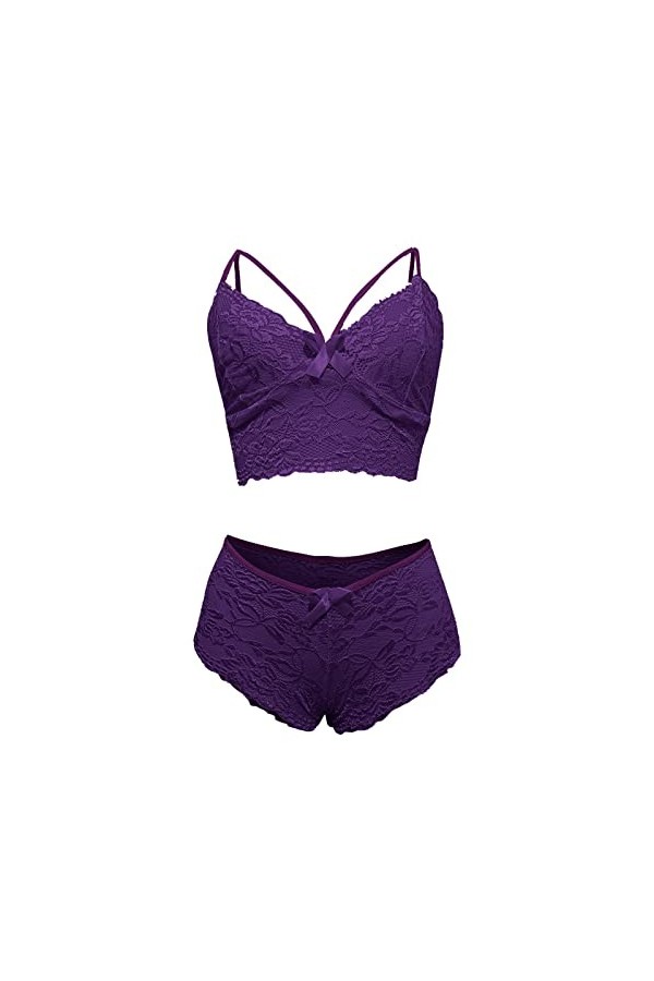 Lingerie Femme Sexy Ensemble Homme Sexy Hot y20k Femmes Grande Taille Lingerie Corset Dentelle Floral Bralette Soutien-Gorge 