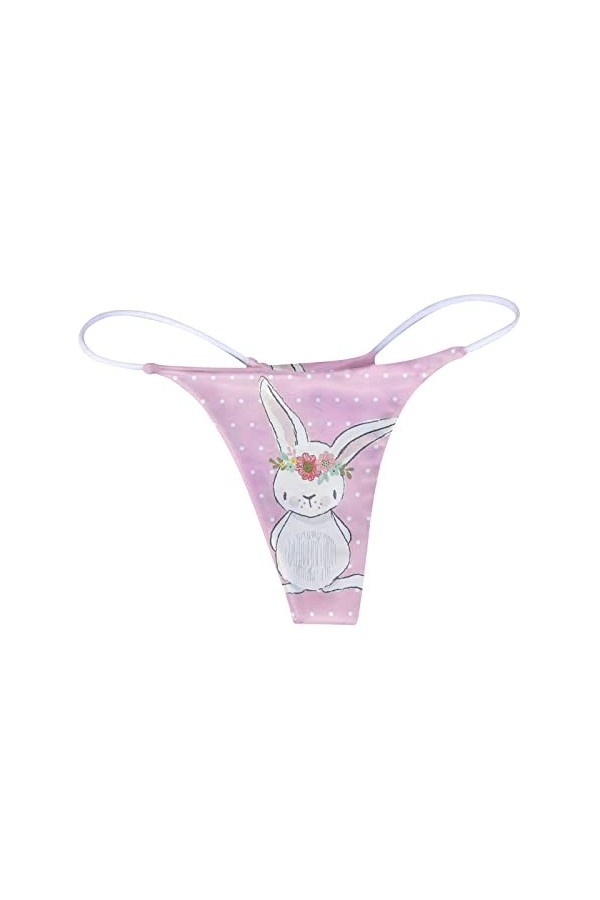 Culotte Femme Tanga String en Coton Slips Shorty Voir à Travers Chaud Transparent érotique Mature Dame Dentelle Florale 2 piè