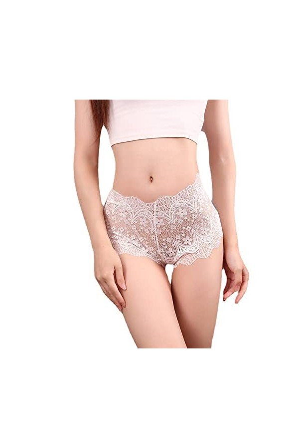Culottes Coton pour Femmes String pour Femme 1 Paquet Slip Femme Culotte sous Vetements Sexy Dentelle Patchwork Culottes Culo