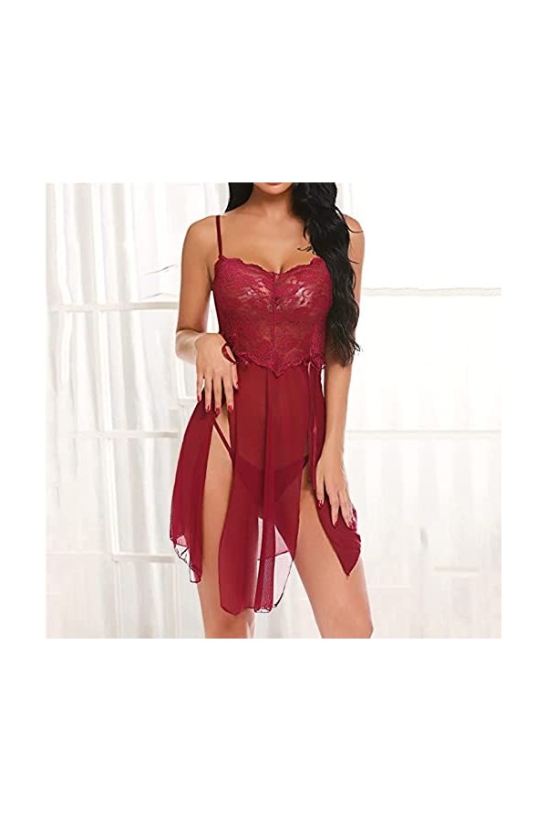 Lingerie Erothique Sexy Sexy Hot sous Vêtements Sissy Érotique Harness Lingerie Sensuelle Sleepwear Teddy Harnais Robe Sexy D